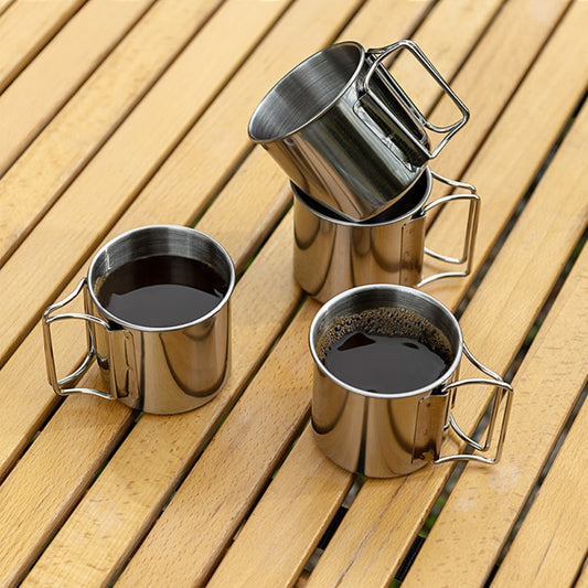 Stainless-Steel Camping Mugs